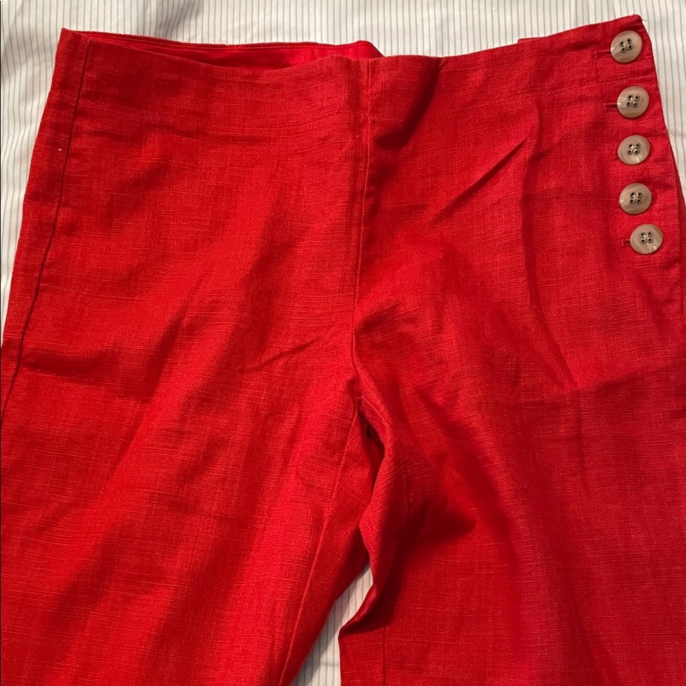 Elevenses Scarlet Wide Leg Trousers